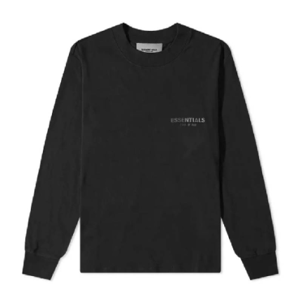 ESSENTIALS Core Crew Sweatshirt Black